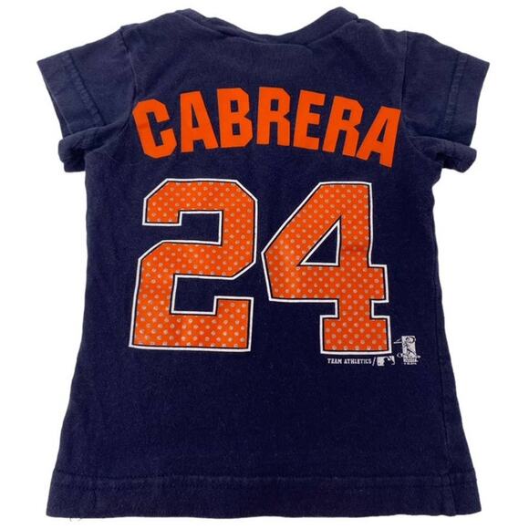 MIGUEL CABRERA #24 DETROIT TIGERS Genuine T-Shirt ~ Baby Infant Child Toddler 2T - Picture 1 of 5